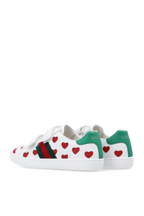 Ace studded leather hot sale sneaker gucci